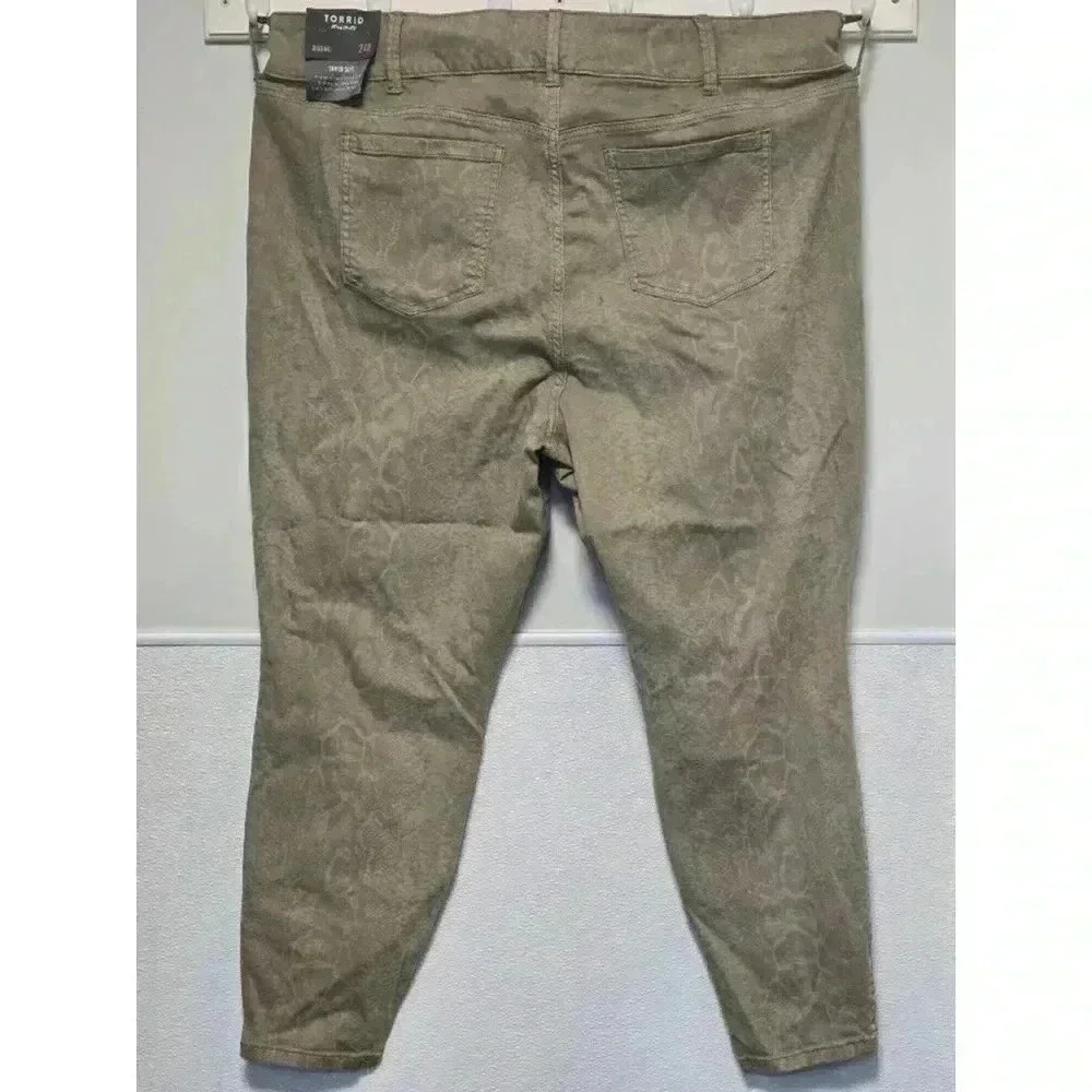 Women's‎ Torrid Jegging, Size 24, Tan python - Picture 3 of 10
